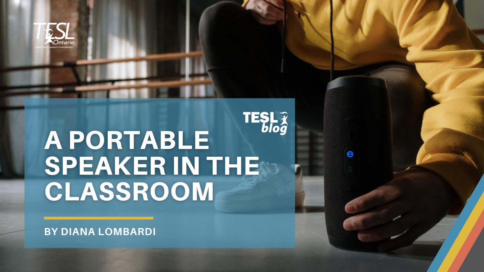 A Portable Speaker in the Classroom