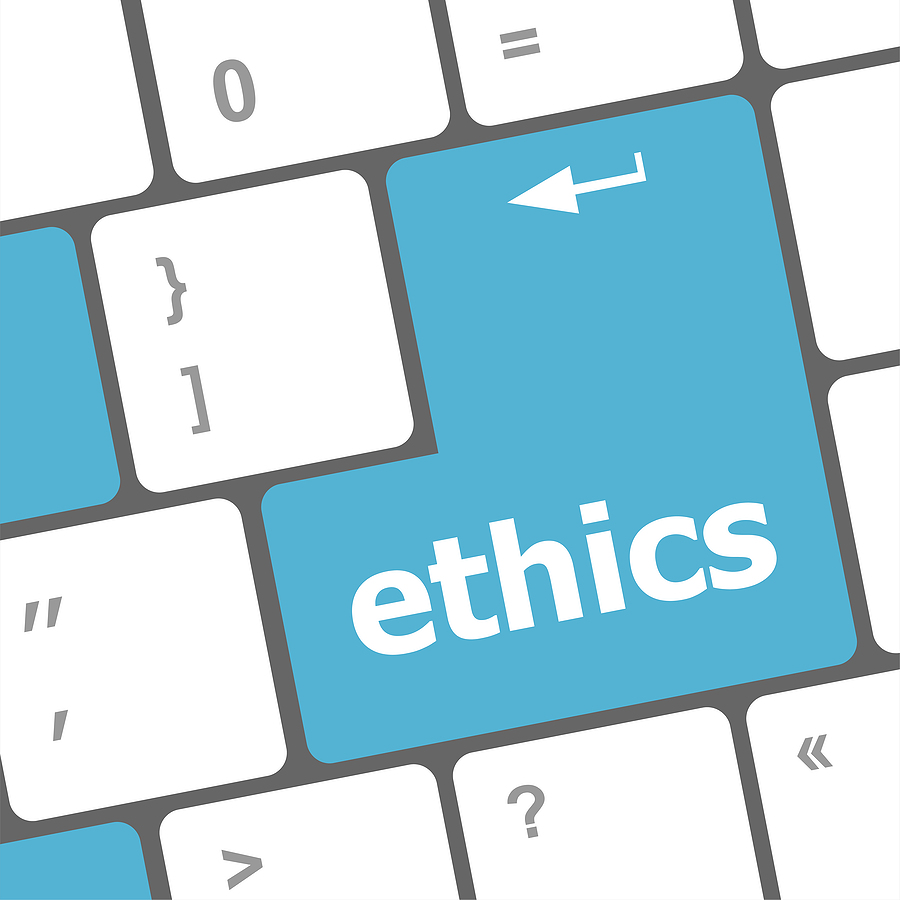 A Keyboard With A Key Reading Ethics